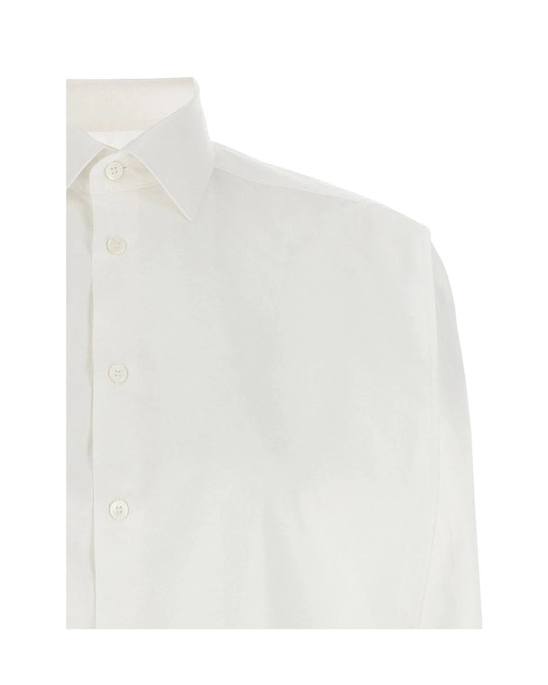 MM6 Maison Margiela Dress Shirt in white, Cotton — view 3