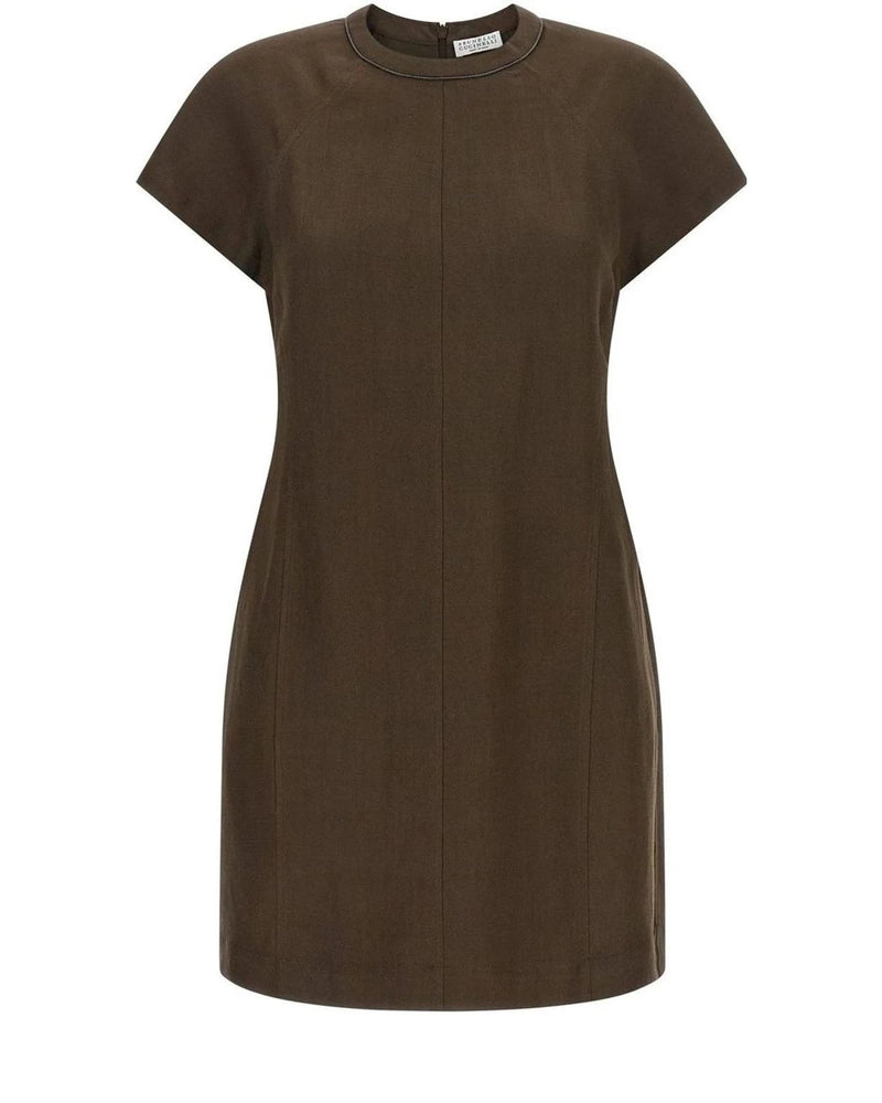 Brunello Cucinelli Dresse in brown, Viscose
