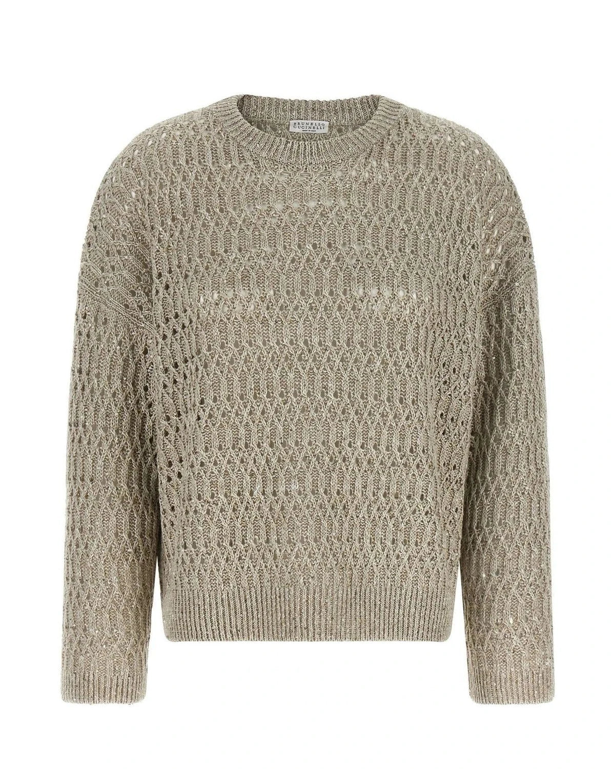 Brunello Cucinelli Sweater in beige, Linen
