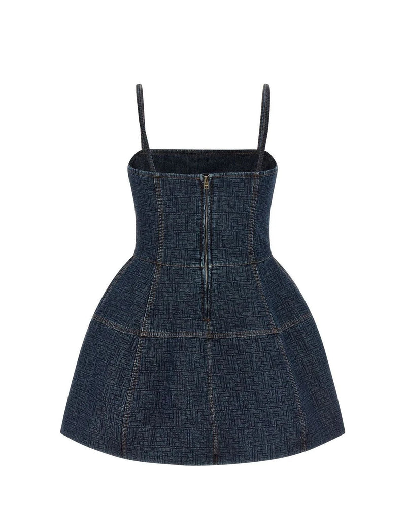 Fendi Dresse in blue, Cotton — view 2
