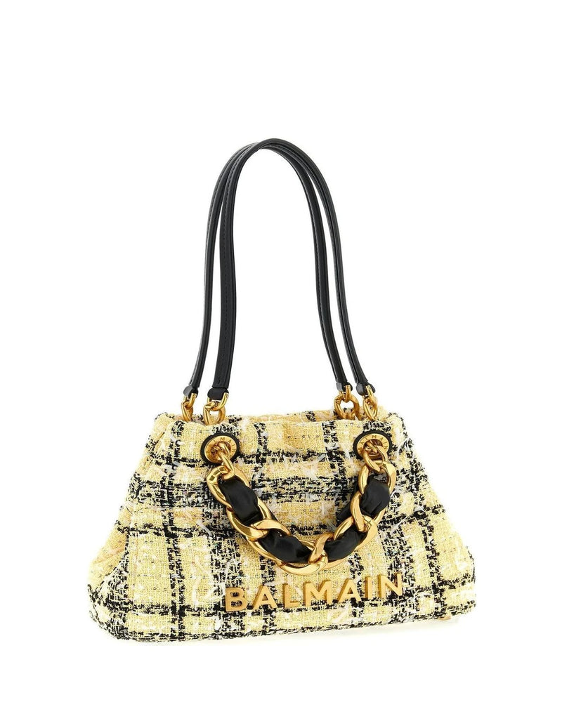 Balmain Satchel Bag in multicolor, Polyester — view 3