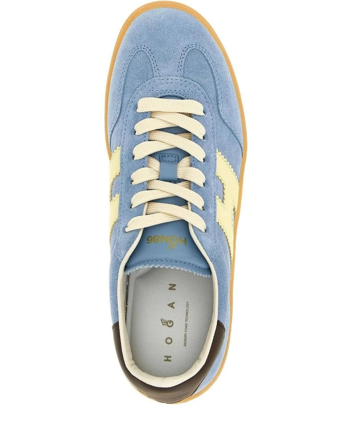 Hogan Sneakers in blue, Calfskin Leather — view 4