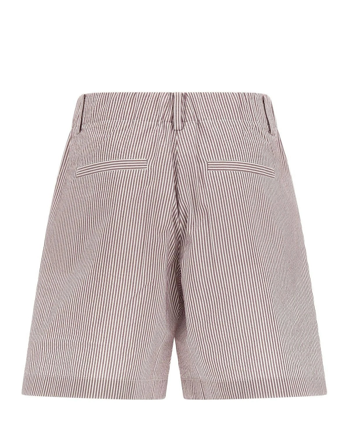 Multicolor Cotton Bermuda Shorts 