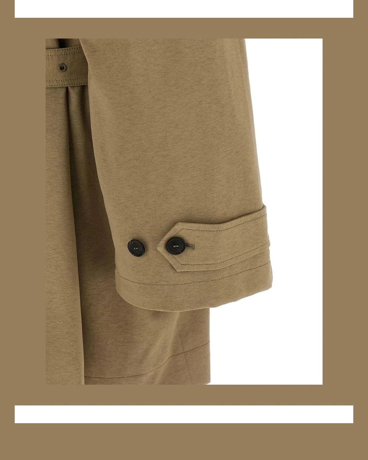 Balenciaga Trench Coat in beige, Cotton — view 5