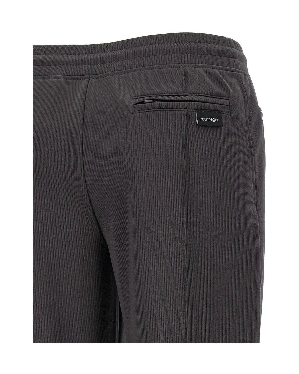 Courrèges Trouser in gray, Polyester — view 4