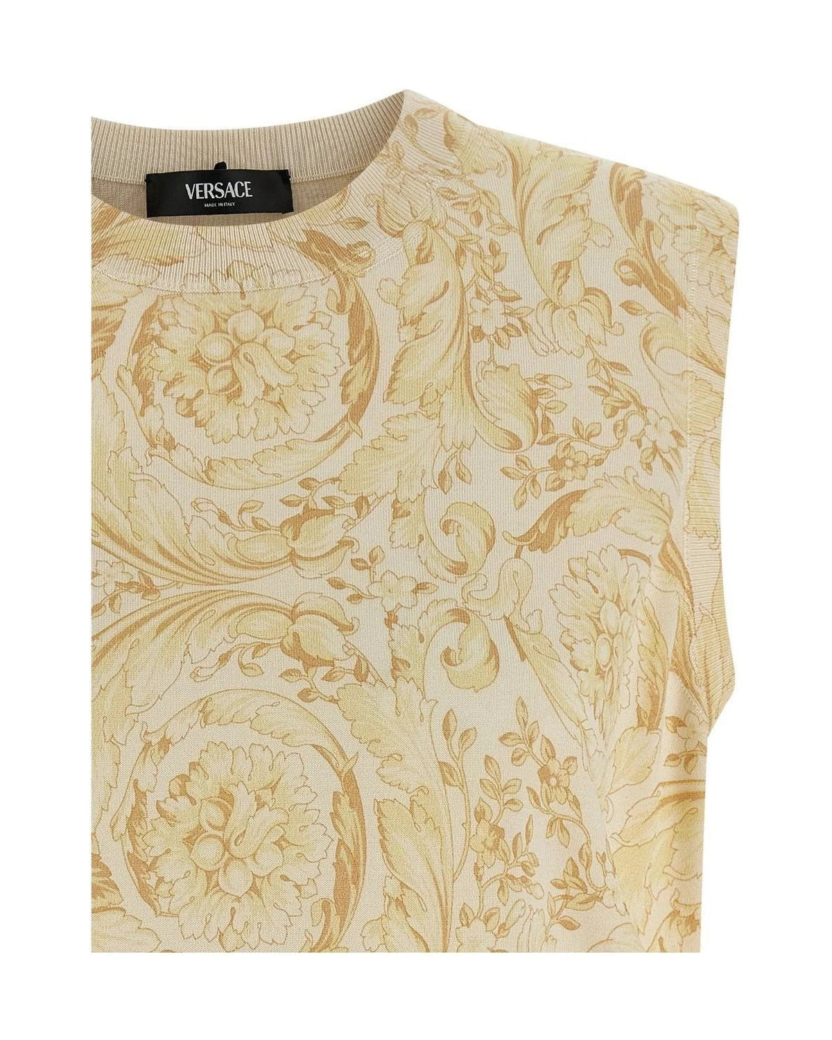 Versace Vest in beige, Silk — view 3