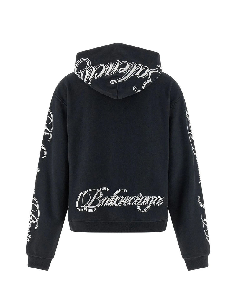 Balenciaga Hoodie in black, Cotton — view 2