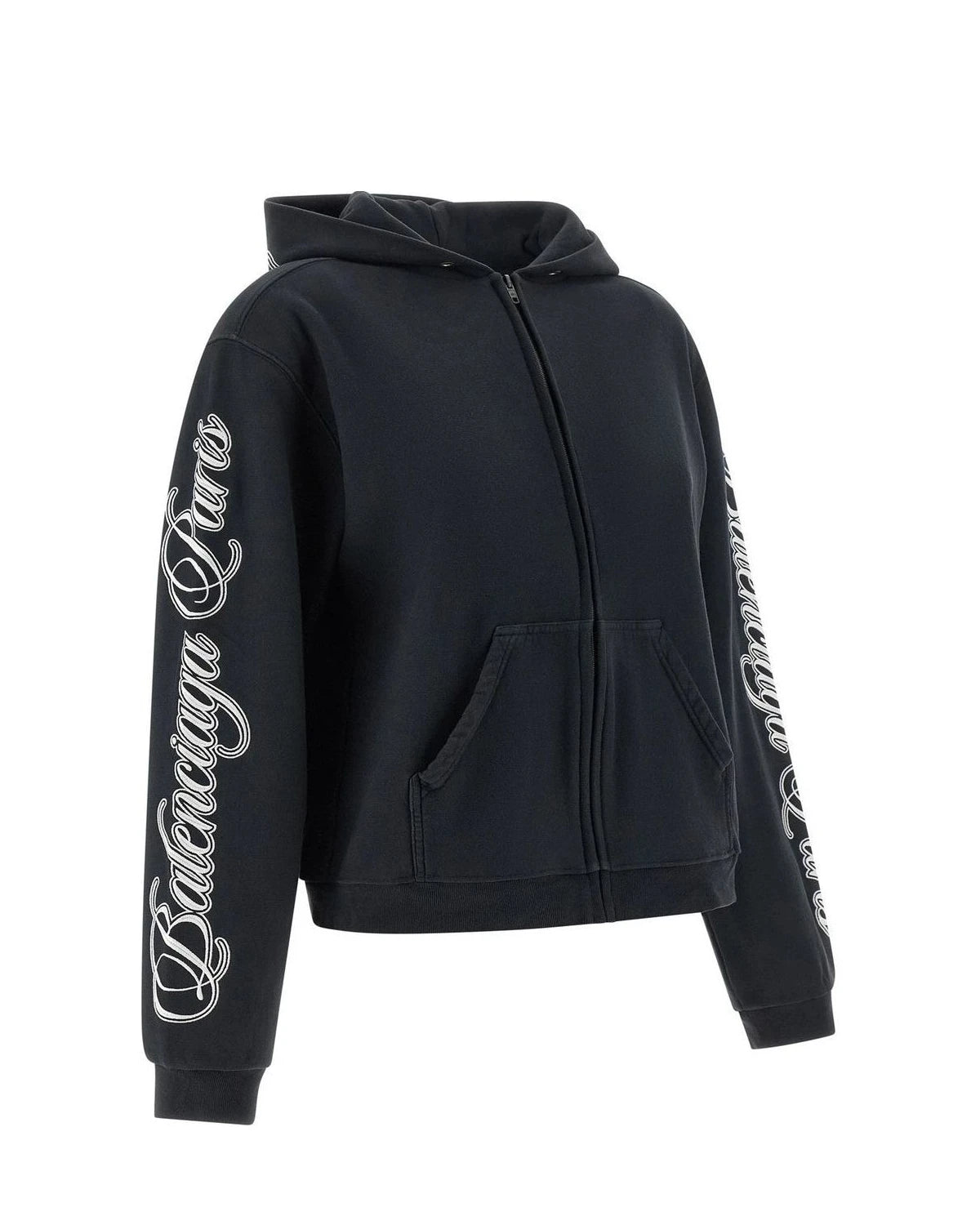 Balenciaga Hoodie in black, Cotton — view 3