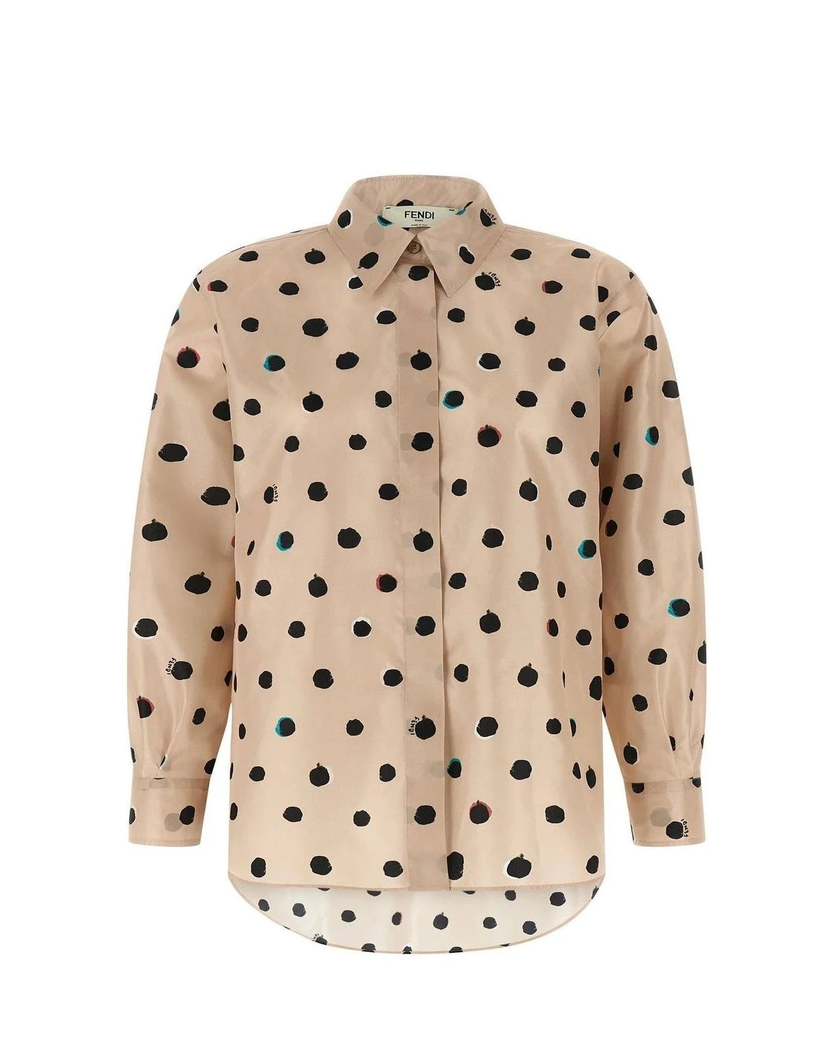 Fendi Dress Shirt in multicolor, Silk