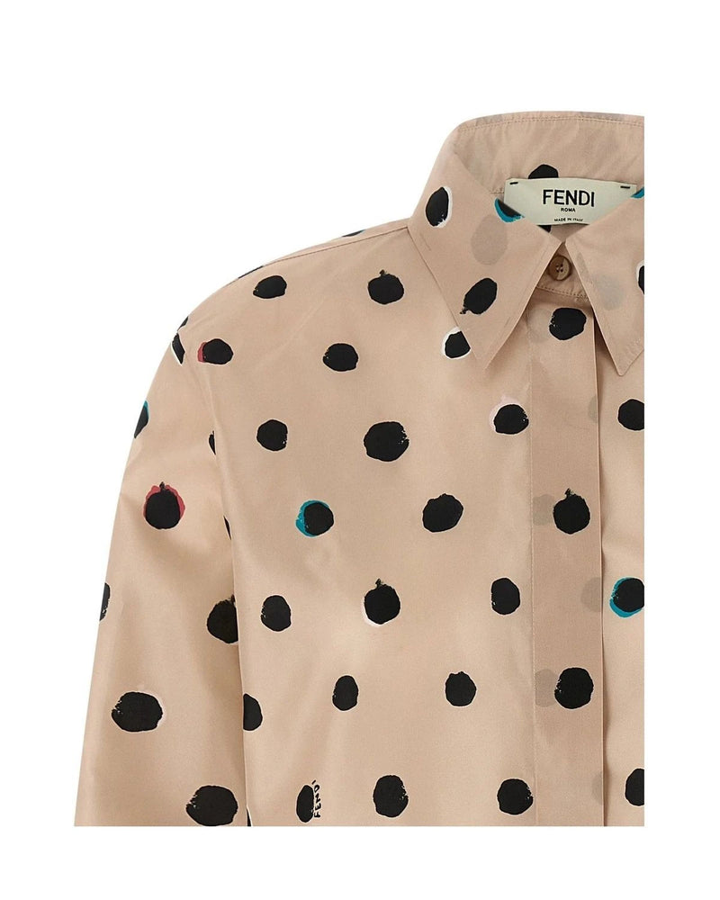 Fendi Dress Shirt in multicolor, Silk — view 3