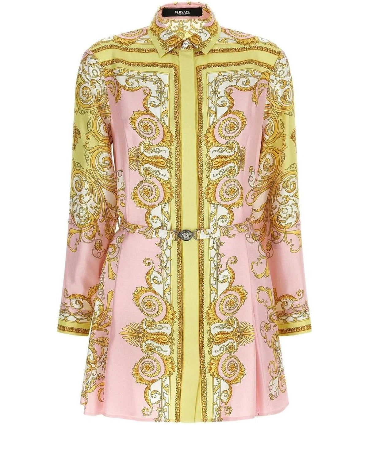 Versace Dresse in multicolor, Silk