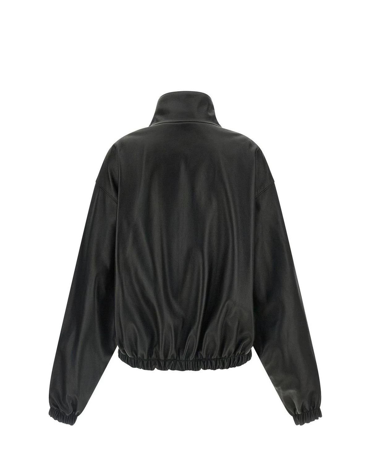 Balenciaga Bomber Jacket in black, Lamb Leather — view 3