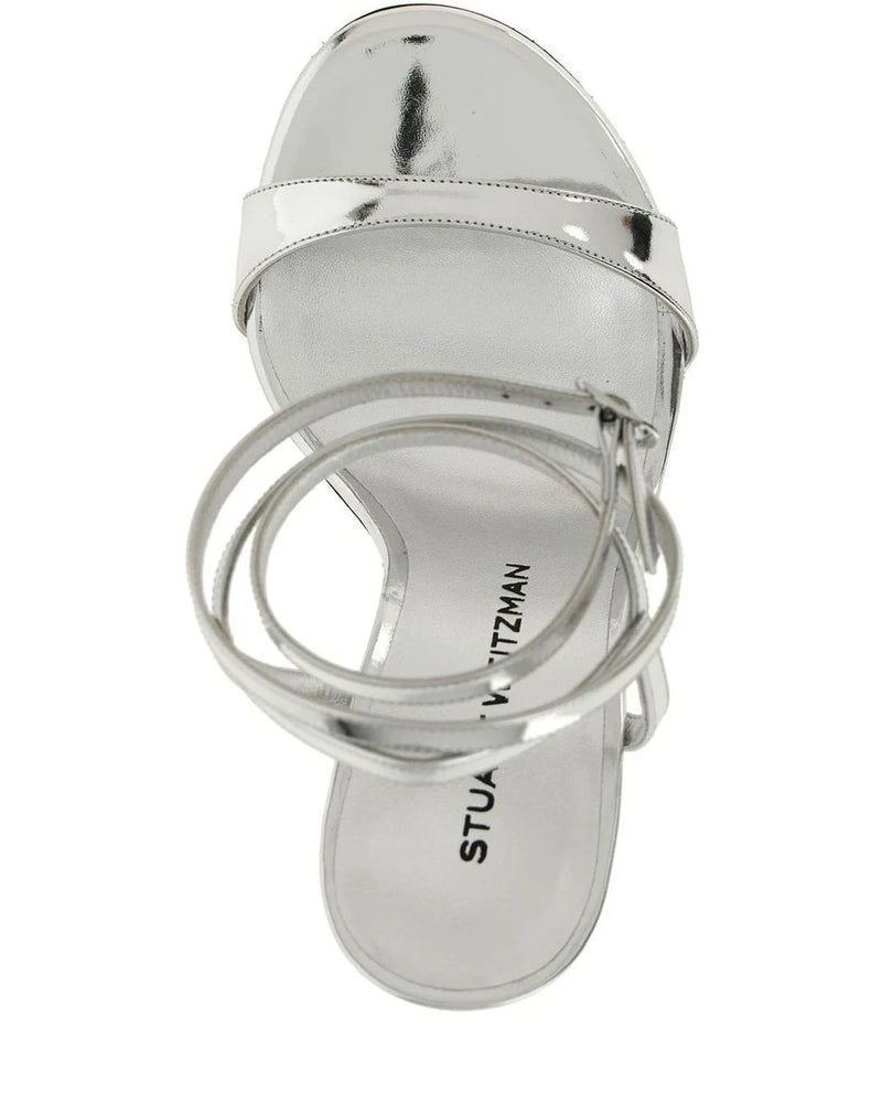 Stuart Weitzman Heels in silver — view 4