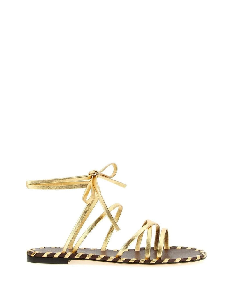 Gianvito Rossi Sandals in gold, Lamb Leather