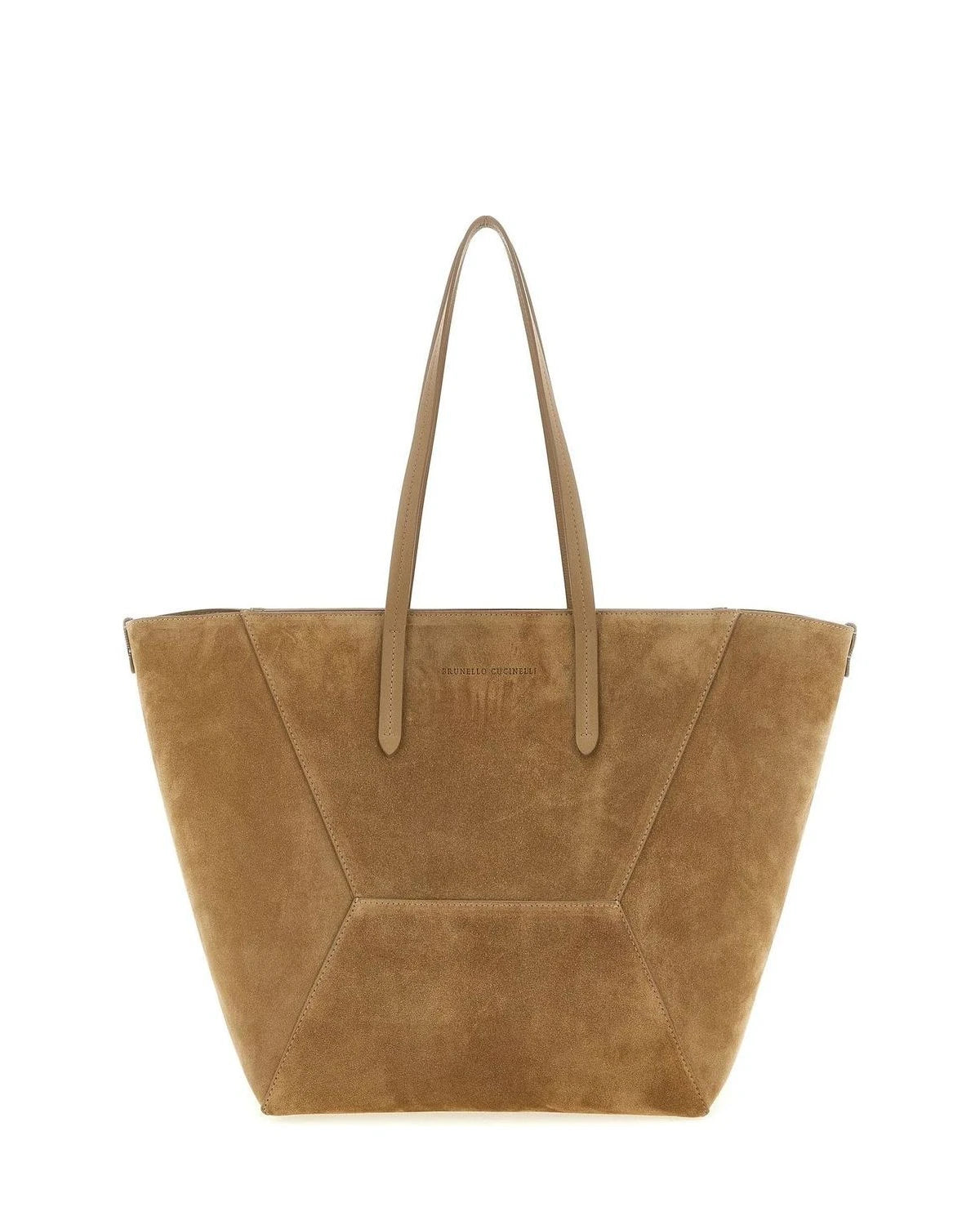 Brunello Cucinelli Tote Bag in brown, Calfskin Leather