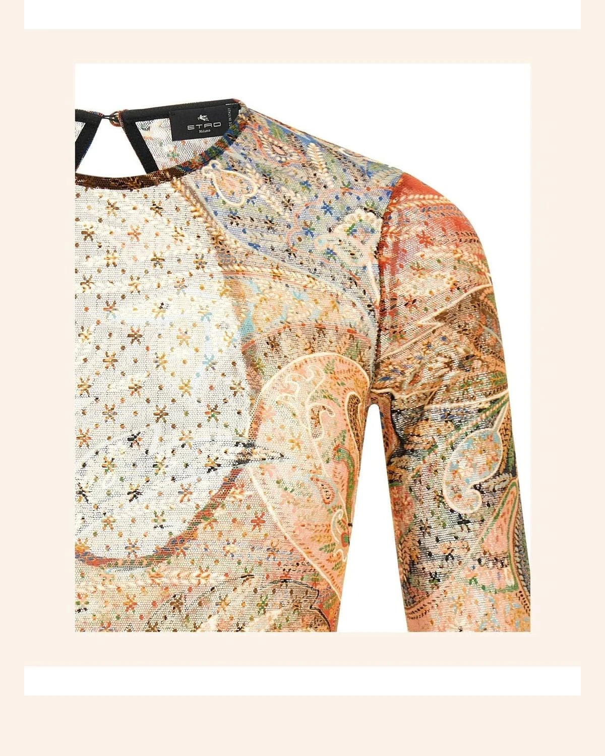 Etro Bodysuit in multicolor, Polyamide — view 3
