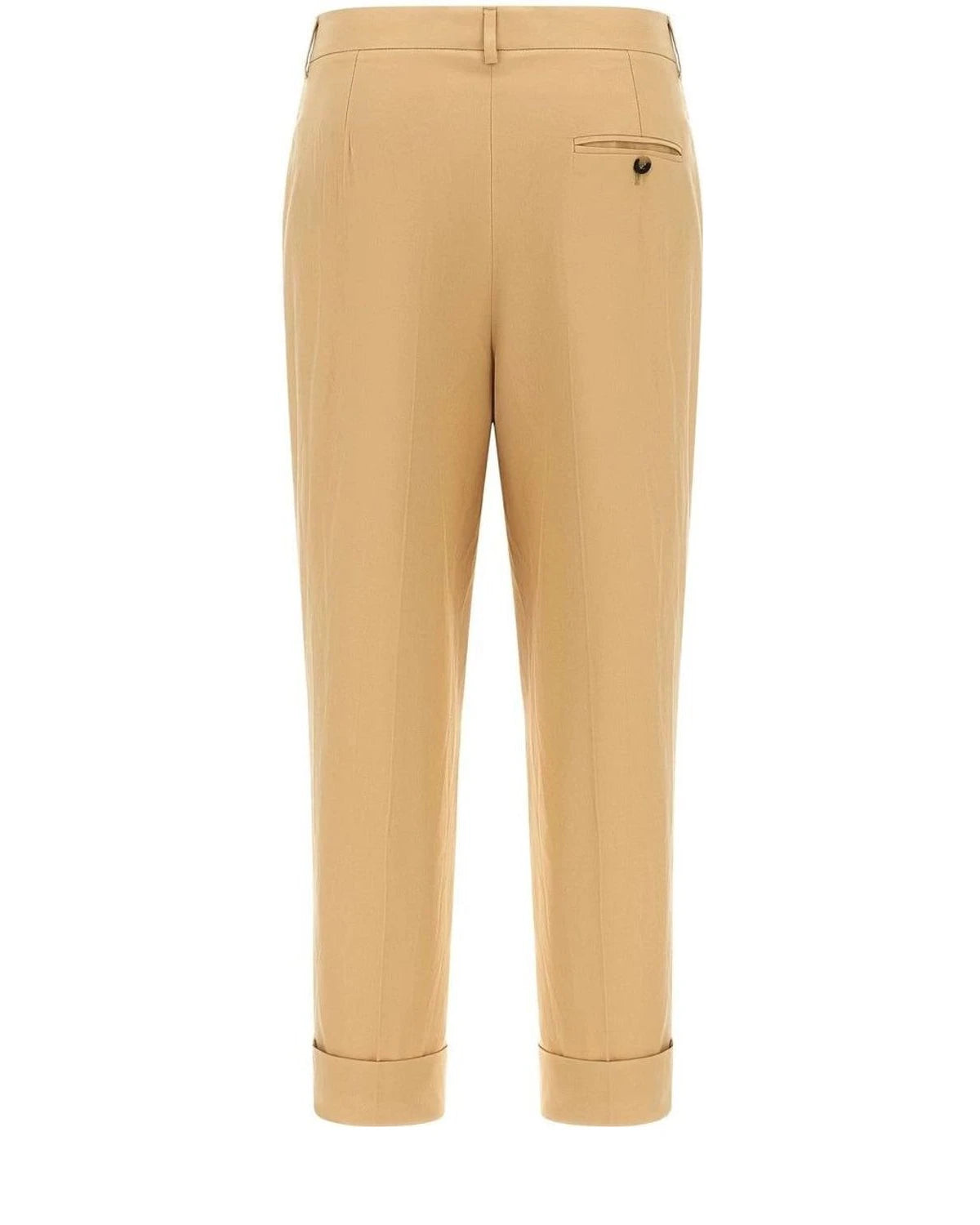 Alberto Biani Chino in beige, Cotton — view 2