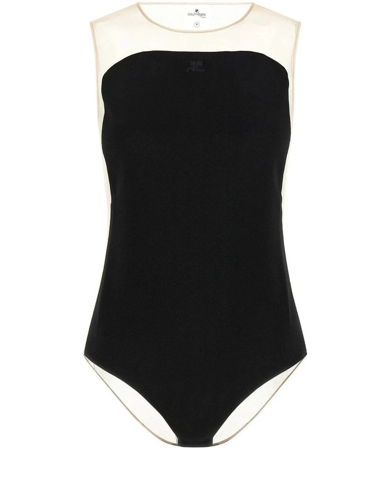 Courrèges Bodysuit in black