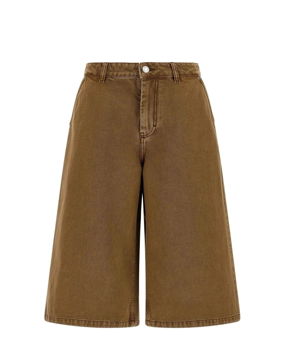 Ami Paris Bermuda in brown, Cotton