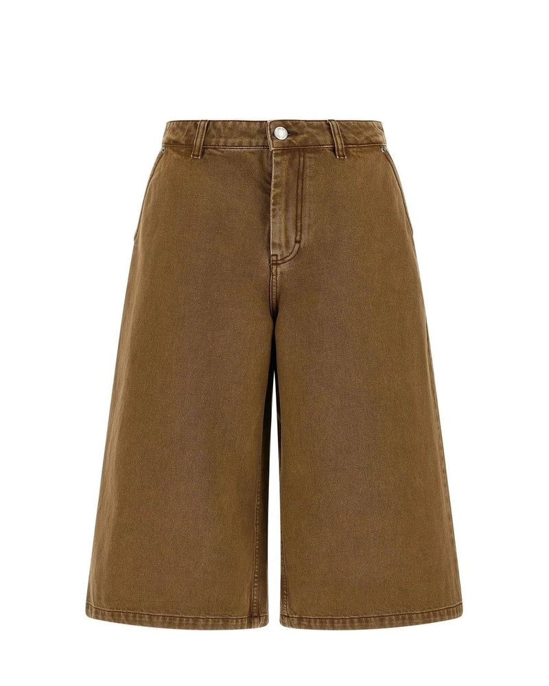Ami Paris Bermuda in brown, Cotton