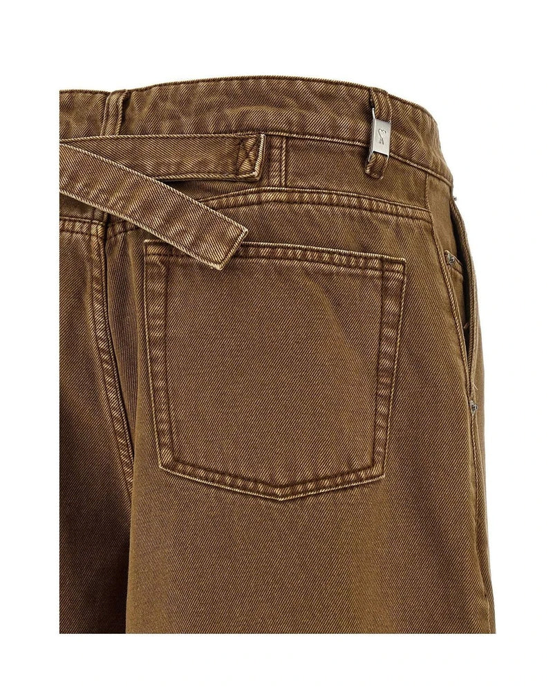 Ami Paris Bermuda in brown, Cotton — view 4
