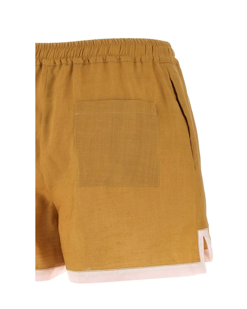 Marni Bermuda in brown, Linen — view 4