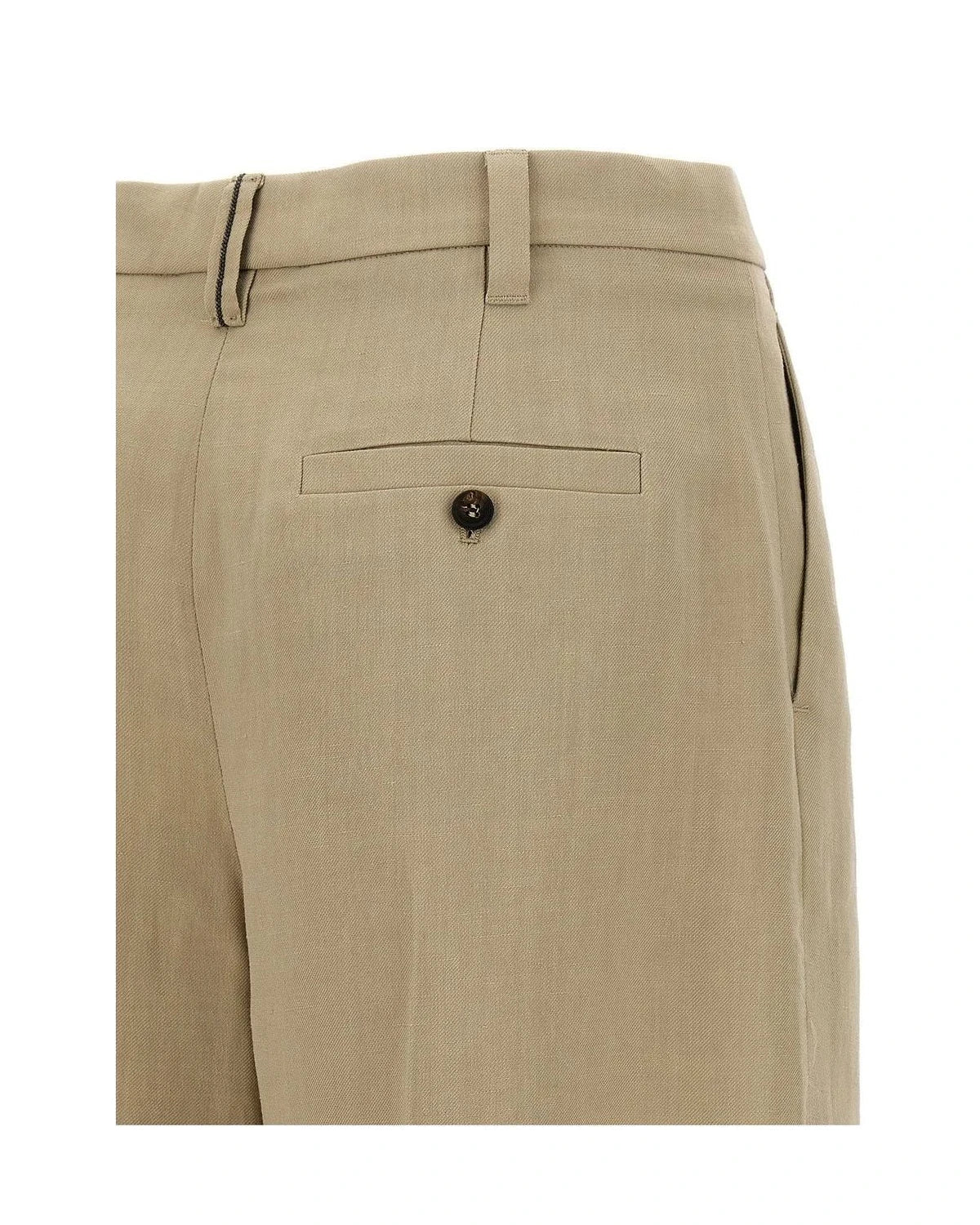 Brunello Cucinelli Bermuda in beige, Viscose — view 4