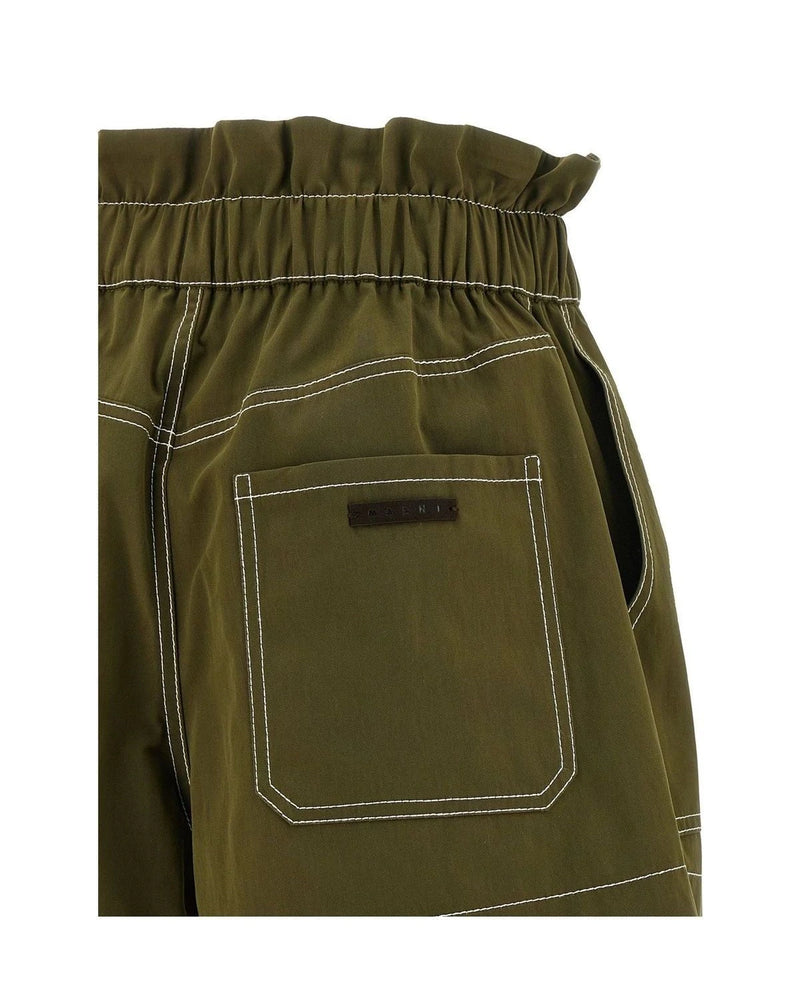 Marni Bermuda in green, Cotton — view 4