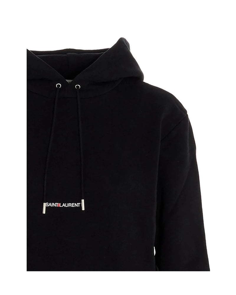 Saint Laurent Hoodie in black, Cotton — view 3