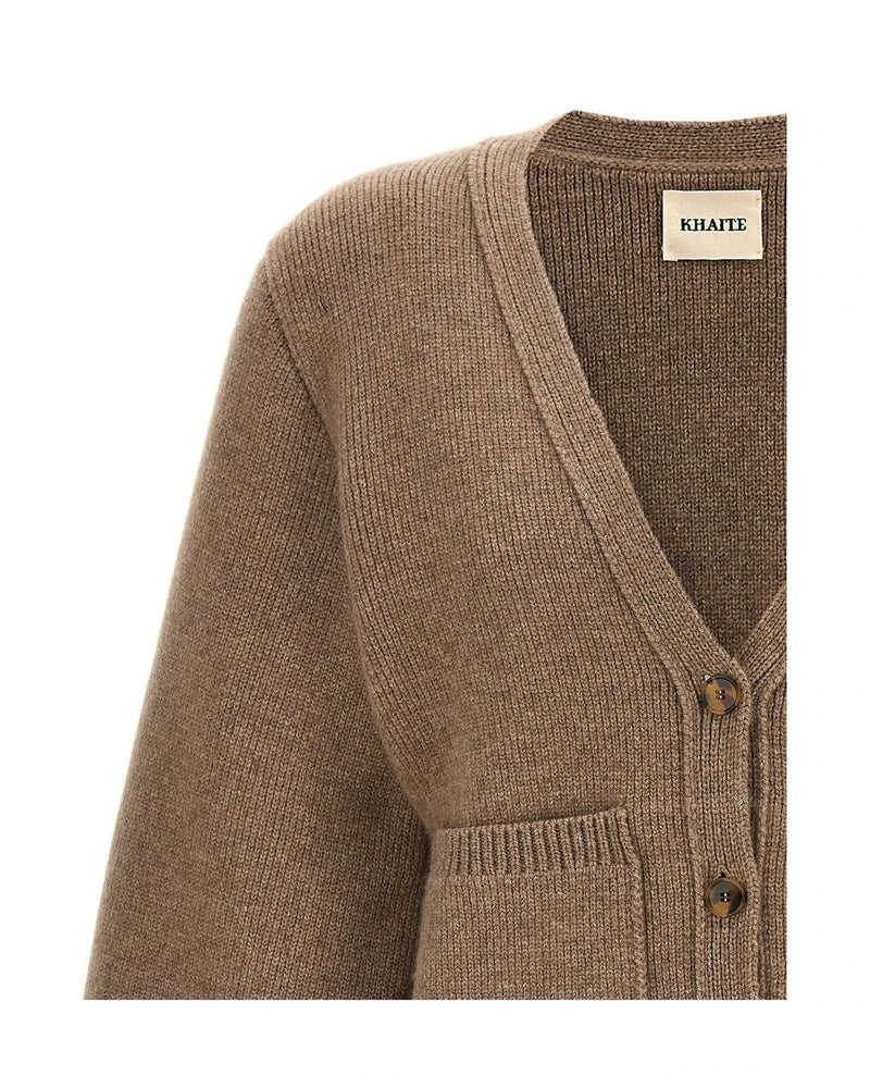 Khaite Cardigan in brown, Cashmere — view 3