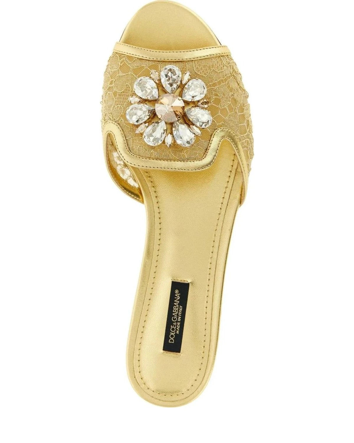 Dolce & Gabbana Slippers in gold — view 4