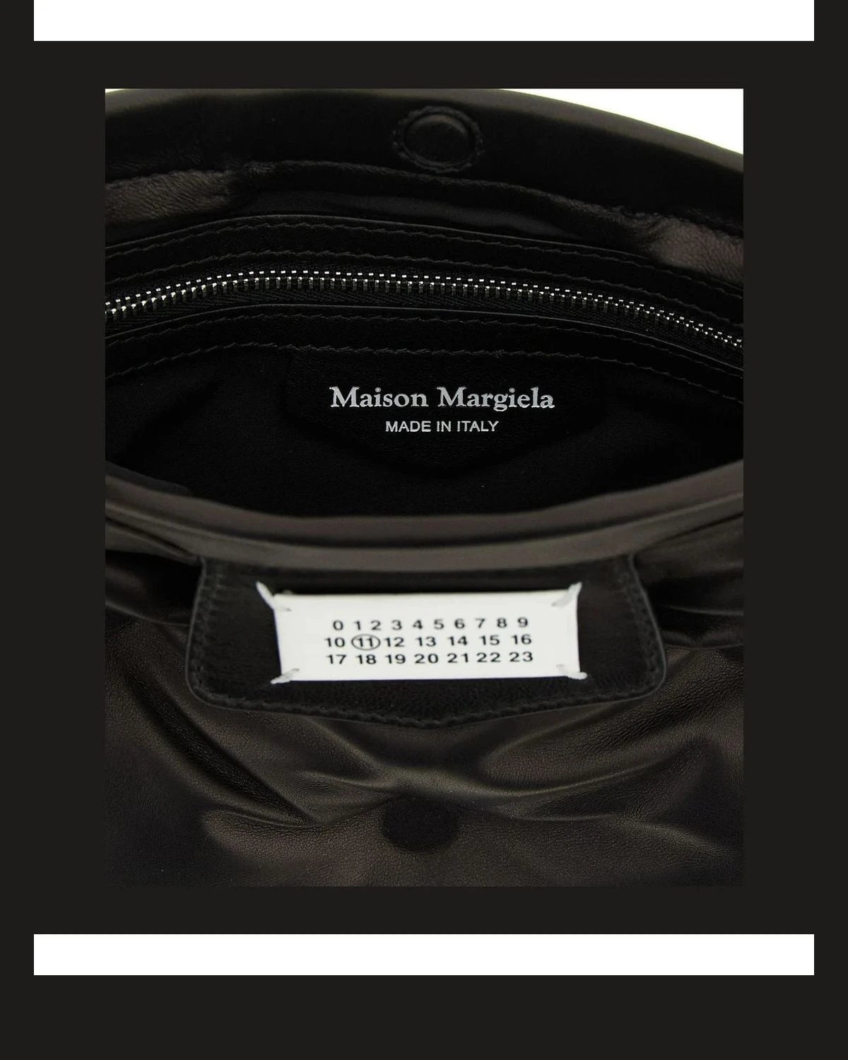Maison Margiela Cross Body Bag in black, Sheepskin Leather — view 4
