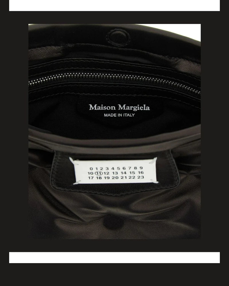 Maison Margiela Cross Body Bag in black, Sheepskin Leather — view 4