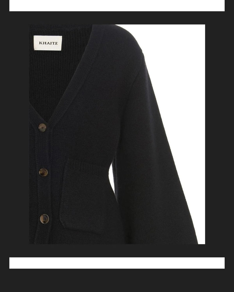 Khaite Cardigan in black, Cashmere — view 3