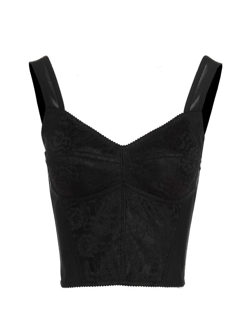 Dolce & Gabbana Corset Top in black, Polyamide