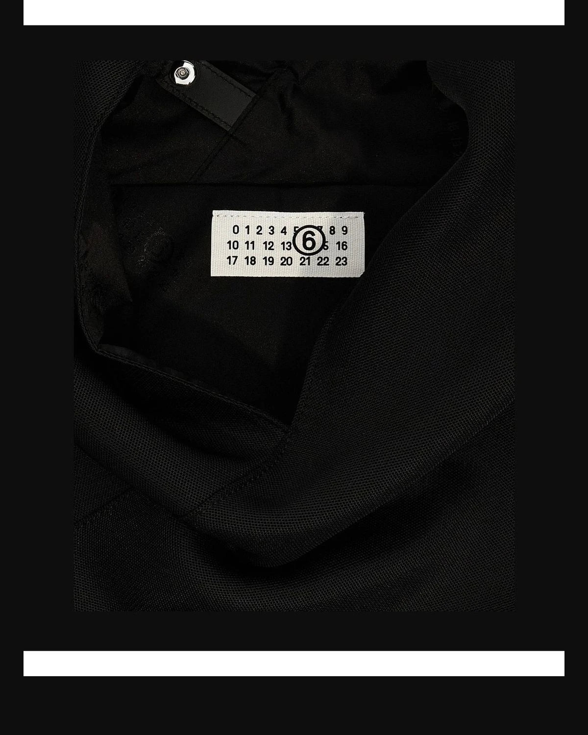 MM6 Maison Margiela Shoulder Bag in black, Polyester — view 4