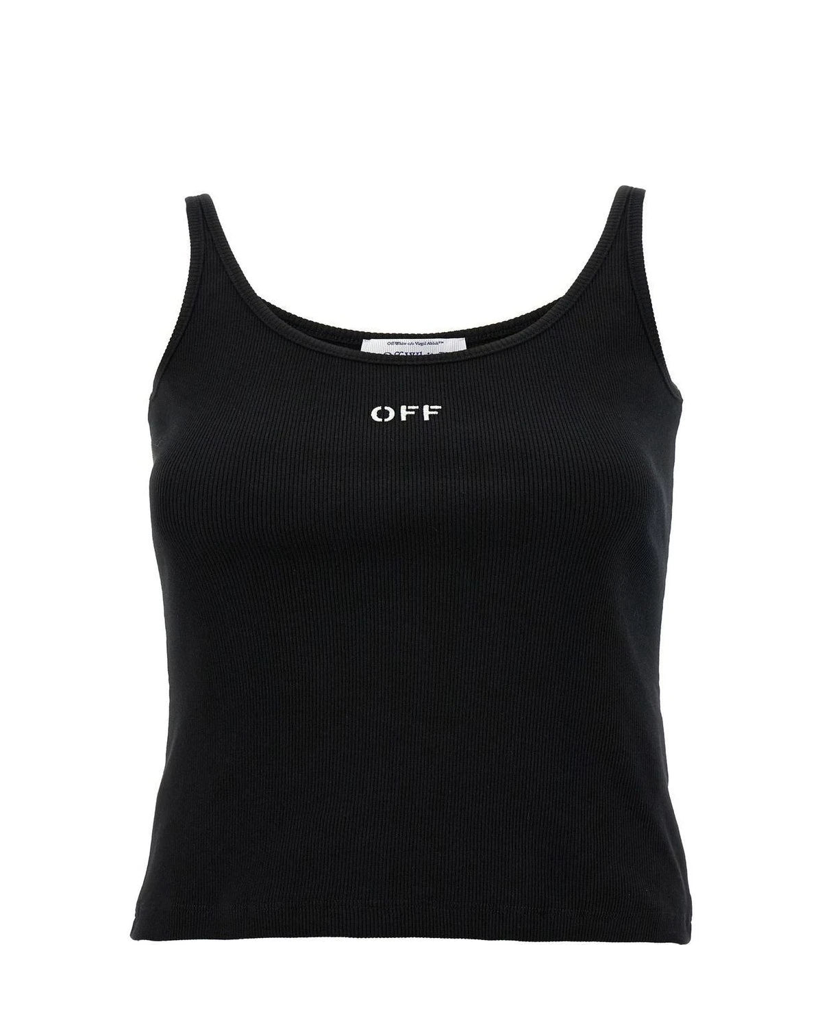 Off-White T-Shirt in black, Cotton