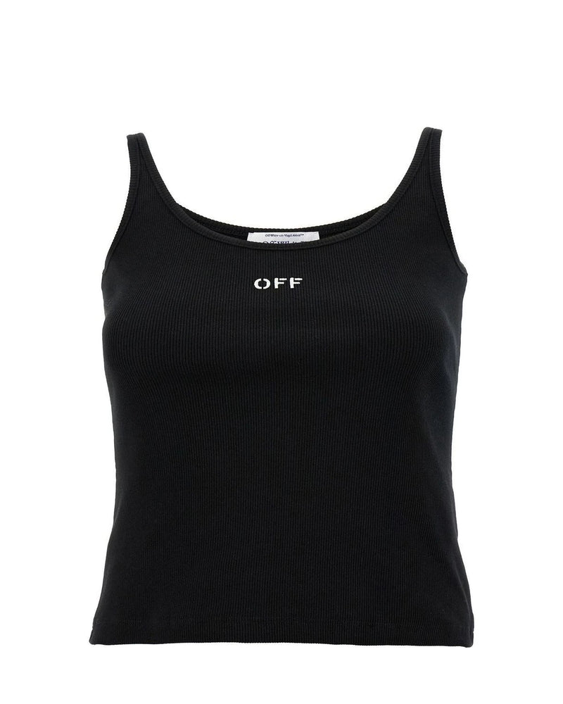Off-White T-Shirt in black, Cotton