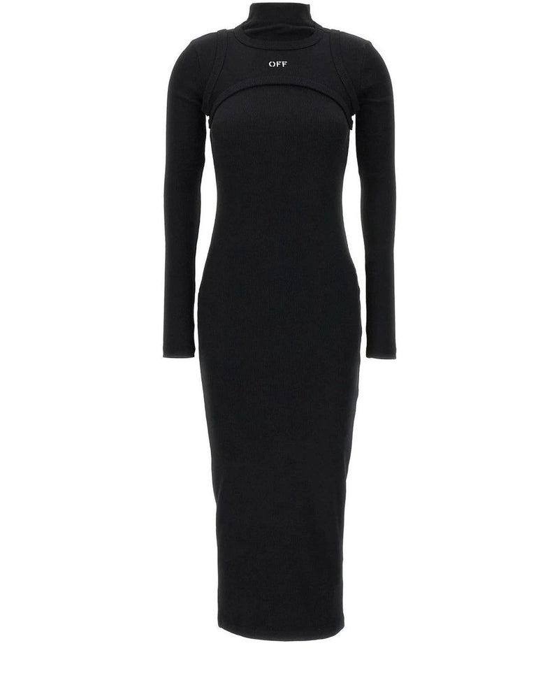 Off-White Dresse in black, Cotton