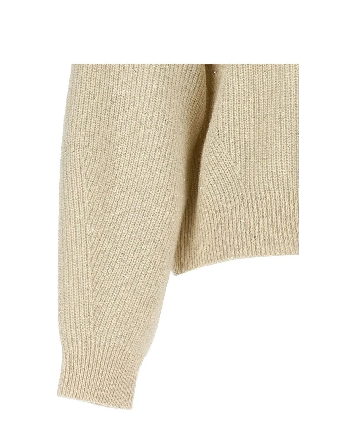 Brunello Cucinelli Sweater in white, Cashmere — view 4