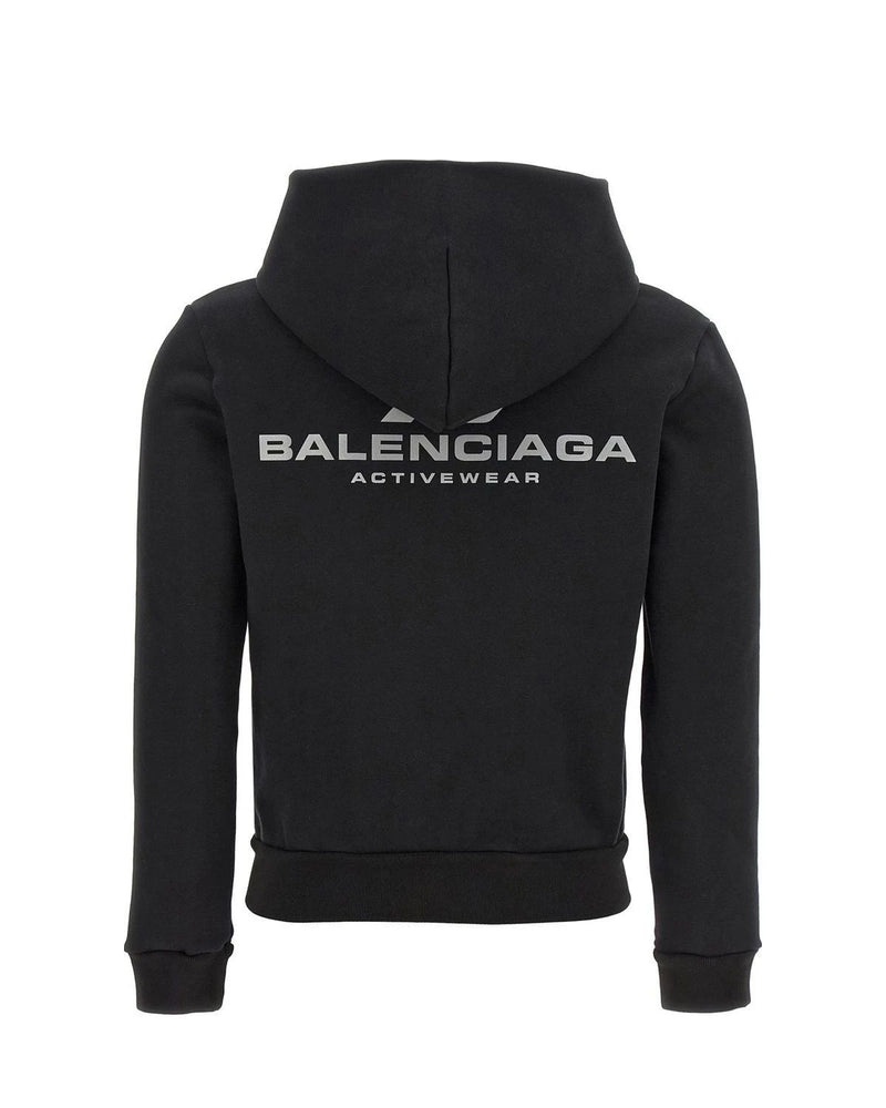 Balenciaga Hoodie in black, Cotton — view 2