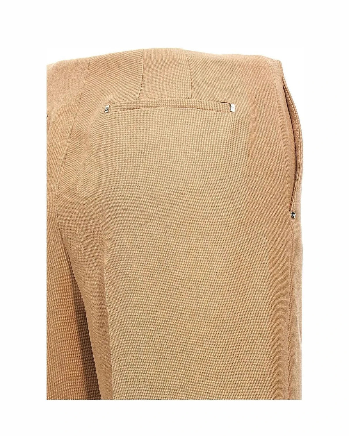 Fendi Trouser in beige, Wool — view 4