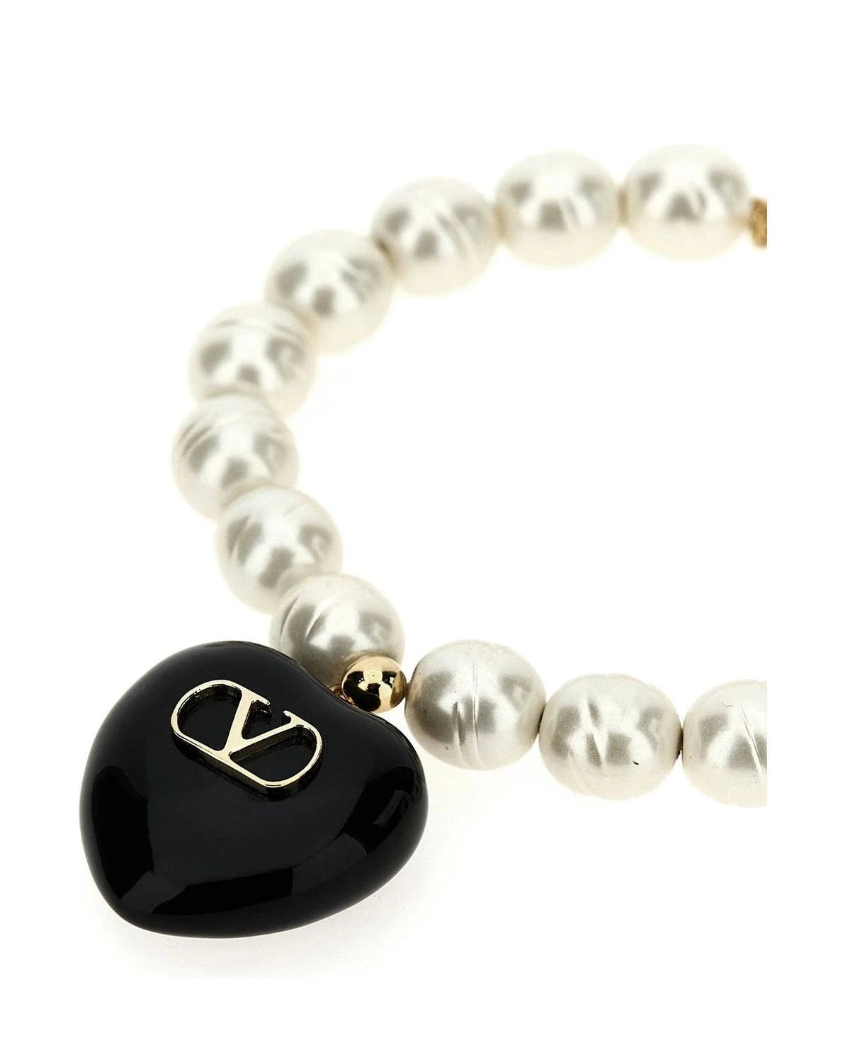 Valentino Garavani Bracelet in black, Brass — view 3