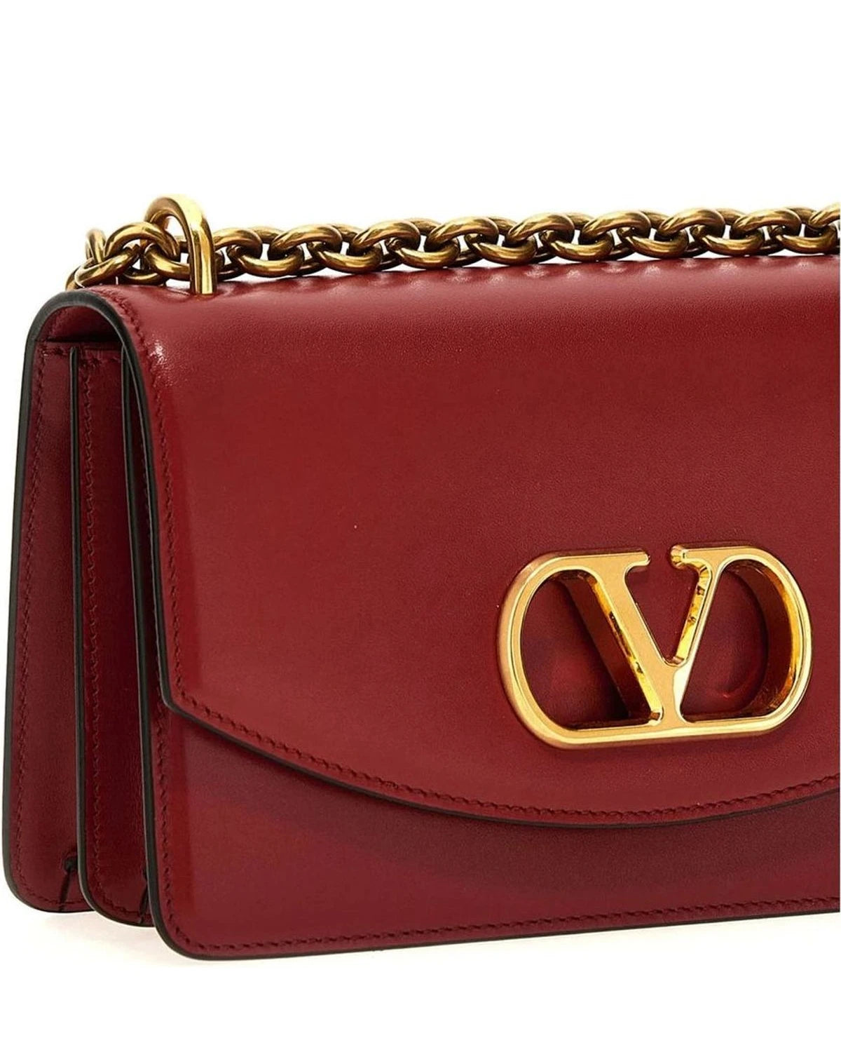 Valentino Garavani Shoulder Bag in multicolor, Calfskin Leather — view 3