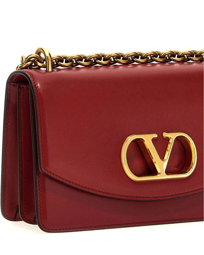 Valentino Garavani Shoulder Bag in multicolor, Calfskin Leather — view 3