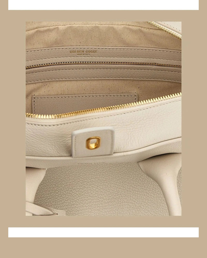 Golden Goose Satchel Bag in white, Goat Leather — view 4