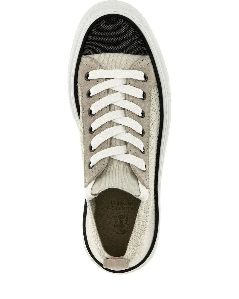 Brunello Cucinelli Sneakers in multicolor, Cotton — view 4