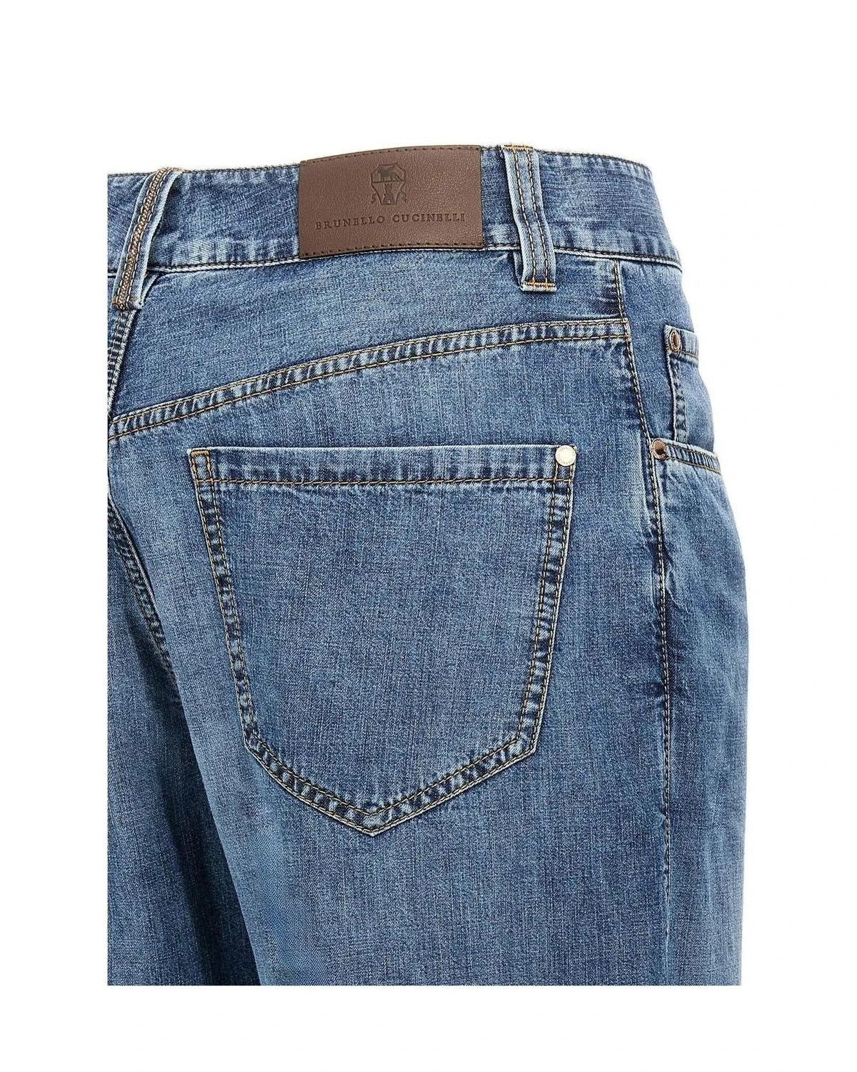 Brunello Cucinelli Jean in blue — view 4