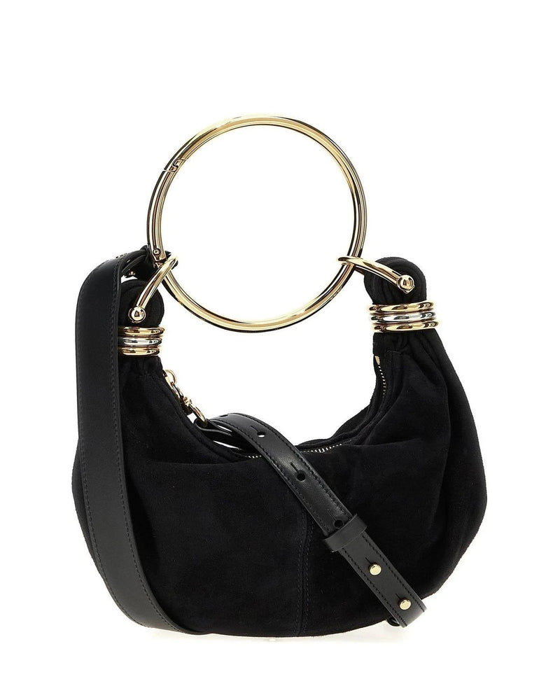 Chloé Hobo Bag in black, Goat Leather — view 2