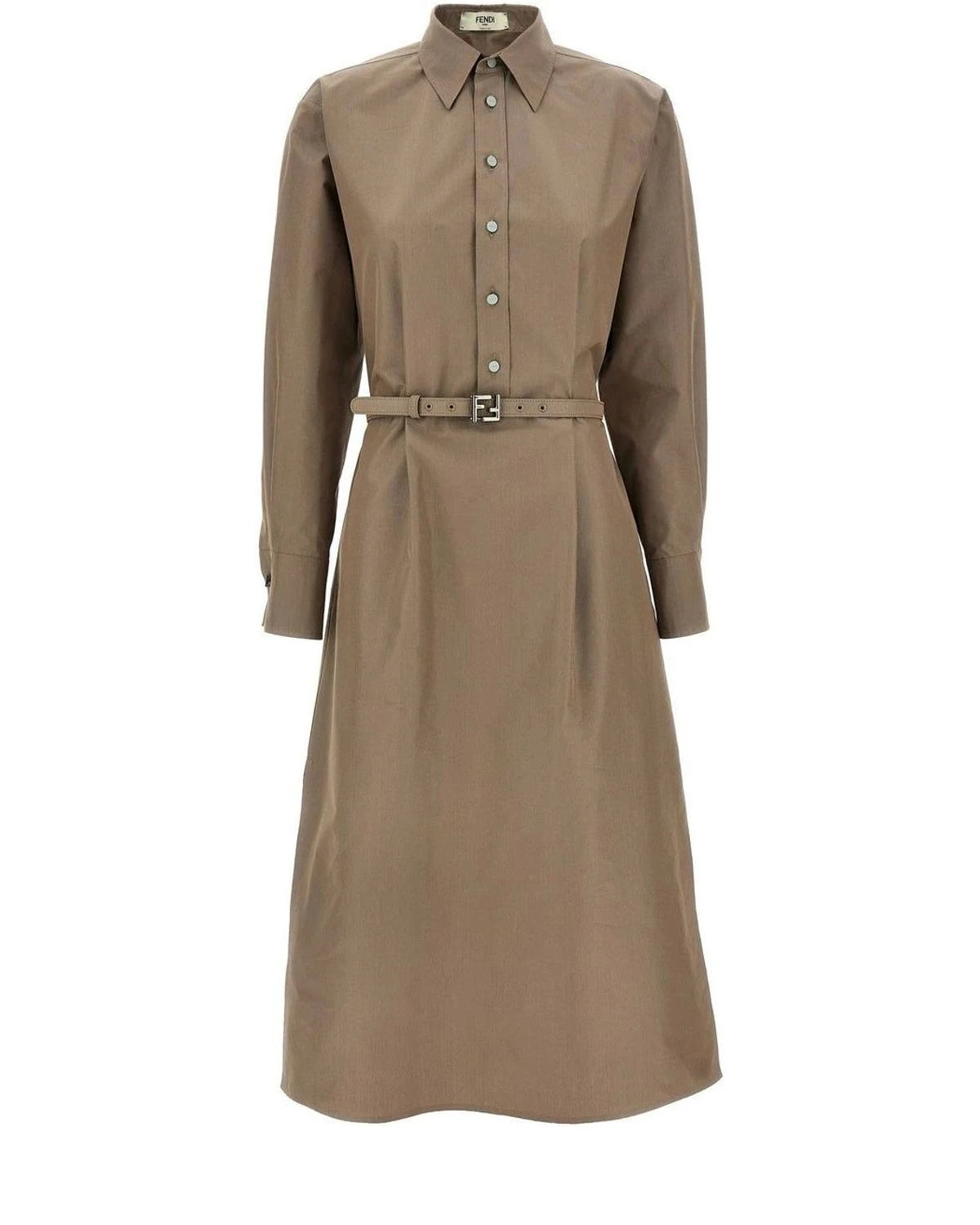 Fendi Dresse in gray, Cotton